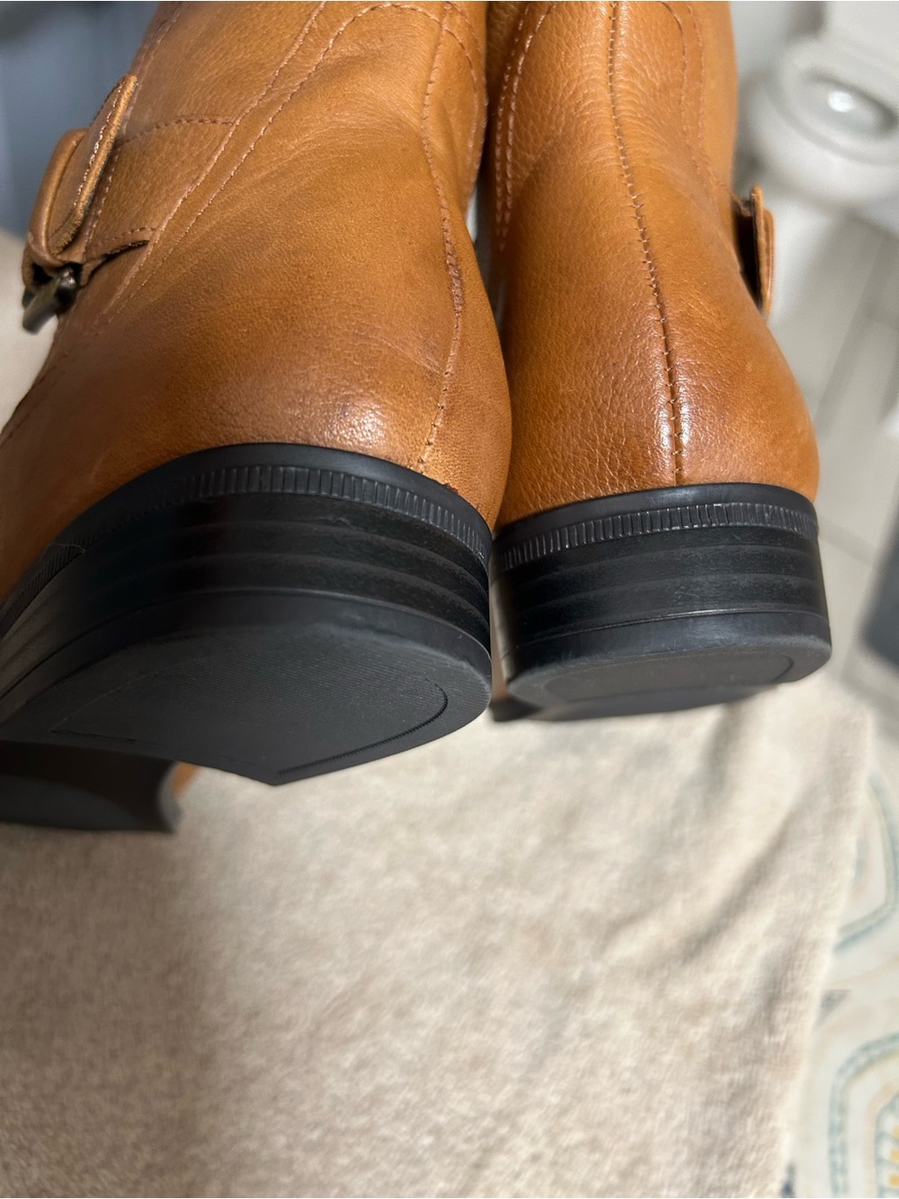 NATURALIZER JESSIE side zip leather knee high boots. New?? Size 8 - Picture 11 of 13